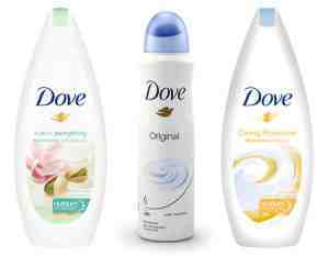 Súťaž o produkty Dove