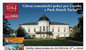 Súťažte s nami o romantický pobyt pre 2 osoby v Park Hoteli Tartuf v Beladiciach
