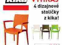 Súťaž s Kika nábytok o dizajnové stoličky!