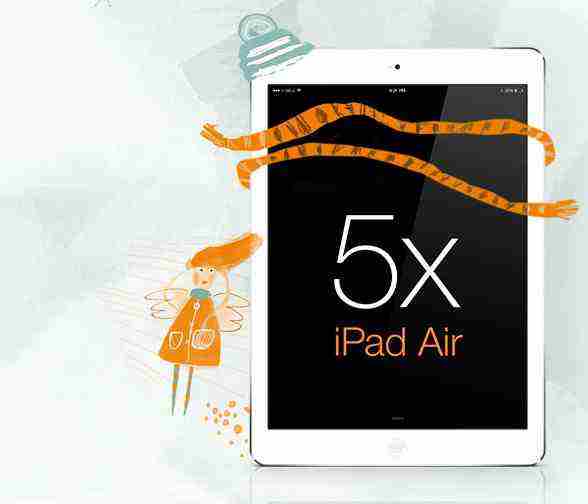 Vyhrajte 5x iPad Air pod vianočný stromček