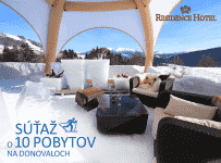 Hrajte o 10 pobytov v 4* hoteli na Donovaloch