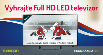 Súťažte o televízor od Sencoru a zažite hokejové majstrovstvá vo Full HD!