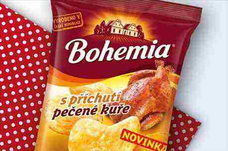 Bohemia Chips s příchutí pečené kuře