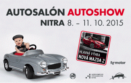 Súťaž o 6 lístkov na nitriansky Autosalón - AUTOSHOW 2015