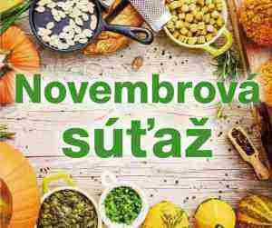 Súťaž na november o najlepšie sladké aj nesladké jedlá