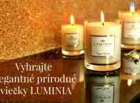 Súťaž o elegantné prírodné sviečky LUMINIA