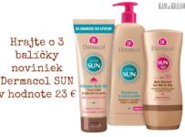 Hrajte o 3 balíčky najnovších produktov Dermacol SUN v hodnote 23€
