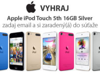 Súťaž o štýlový Apple iPod Touch 5th 16GB Silver