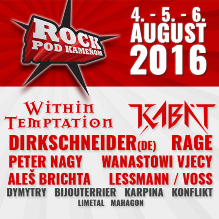Vyhraj 2×2 vstupenky na festival Rock pod Kameňom 2016