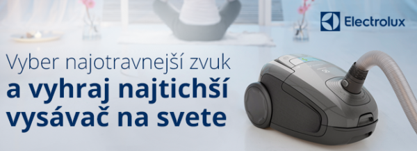 Vyhraj najtichší vysávač na svete Electrolux UltraSilencer ZEN!