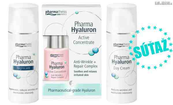 Hrajte o 2 balíčky kozmetických prípravkov proti vráskam Pharma Hyaluron