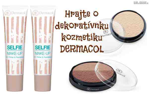 Hrajte o balíček dekoratívnej kozmetiky Dermacol v hodnote 16 €