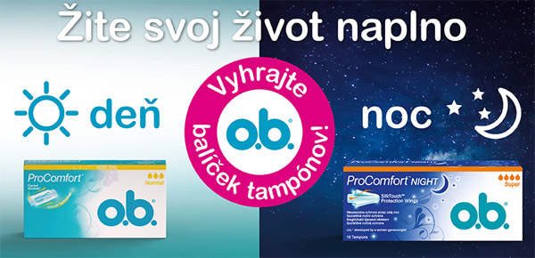 Vyhrajte teraz jeden zo 30 o.b.® balíčkov a vyskúšajte sama!