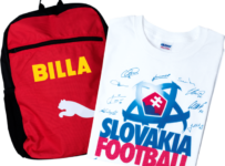 Hrajte s HÝBSA Slovensko o športový batoh a tričko s podpismi futbalových reprezentantov