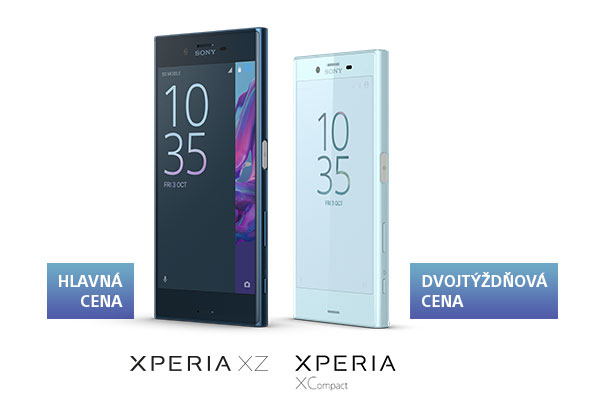 Vyhraj jeden z úplne nových smartfónov Xperia™ XCompact alebo Xperia™ XZ