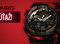 Súťaž o panské hodinky Casio G-Shock GA-100-1A1