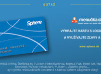 Súťaž s Menucka.sk o 3 karty zliav a výhod Sphere