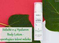 Súťažte o 4 Hyaluron Body Lotion - spevňujúce telové mlieka