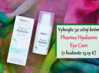 Vyhrajte 3x očný krém Pharma Hyaluron Eye Care (v hodnote 13,19 €)