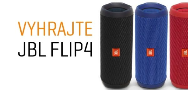 Vyhrajte prenosný reproduktor JBL FLIP 4
