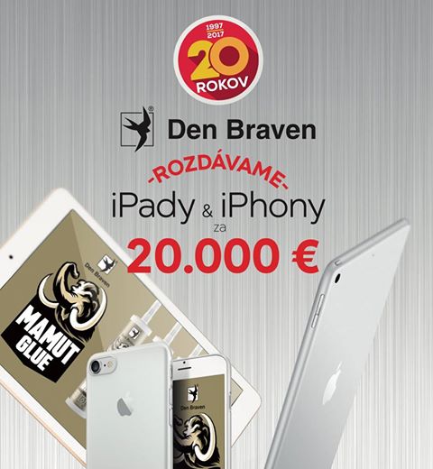 Den Braven - Rozdávame Jablká za 20.000 EUR