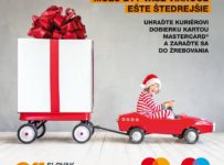 Vianočná akcia Mastercard a Slovak Parcel Service, vyhrajte 100 alebo 250€