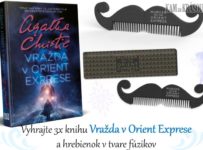 Vyhrajte 3x knihu Agatha Christie - Vražda v Orient Exprese a fúziky