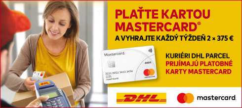 Plaťte kartou Mastercard a hrajte o ceny v hodnote 3000€