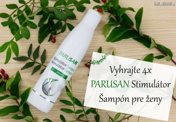 Vyhrajte 4x PARUSAN Stimulátor Šampón pre ženy