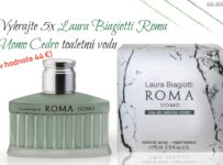 Vyhrajte 5x Laura Biagiotti Roma Uomo Cedro toaletnú vodu (40 ml)