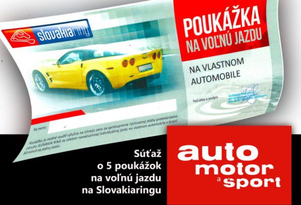 Súťaž o 5 poukážok na voľné jazdy na Slovakiaringu