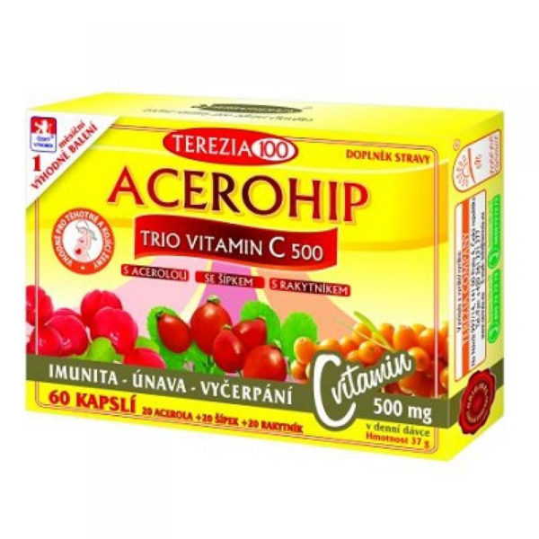 Súťaž o Acerohip Trio Vitamin C 500 mg