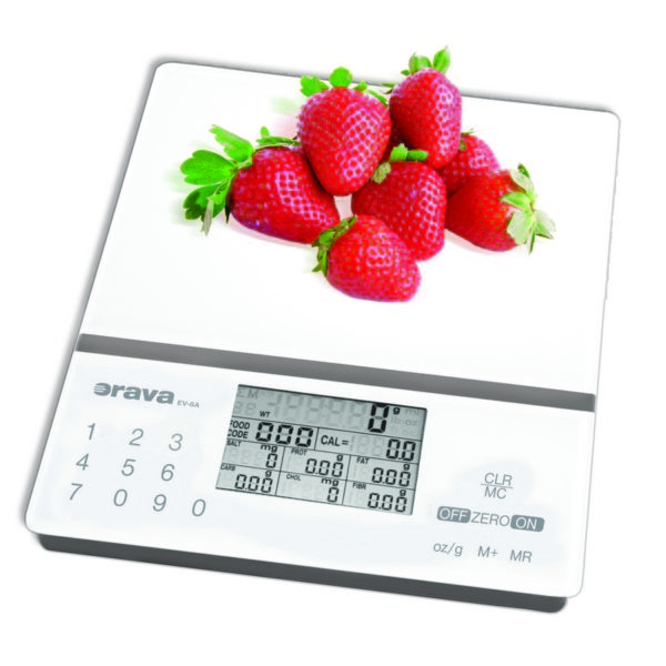 Súťaž o kuchynskú váhu s nutričnou kalkulačkou Orava EV-8 A