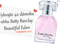 Vyhrajte 4x dámsku vôňu Betty Barclay Beautiful Eden
