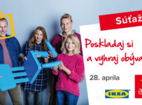 Poskladaj si a vyhraj obývačku IKEA za 3 000 eur