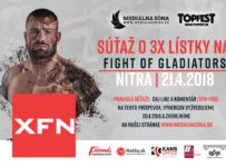Súťaž o 3 lístky na Fight Of Gladiators