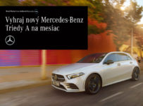 Vyhraj nový Mercedes-Benz Triedy A na mesiac
