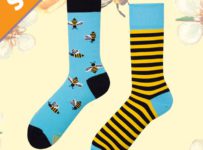 Vyhrajte Veselé ponožky s včielkami