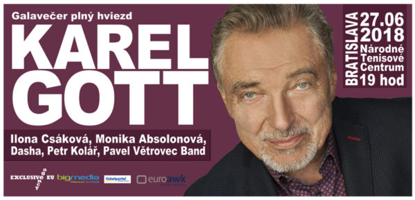Súťaž o dva lístky na koncert Karla Gotta v Bratislave