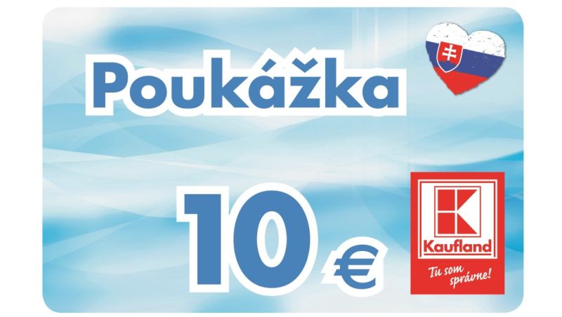 Súťaž o poukazy Kaufland na nákup v hodnote 10€
