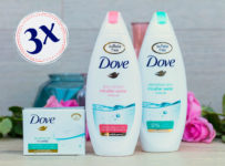 Vyhrajte 3x balíček micelárnych sprchovacích gélov od Dove