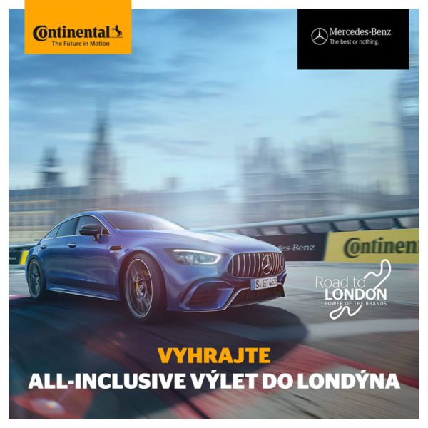 Vyhrajte all-inclusive výlet do Londýna od Continental a Mercedes-Benz