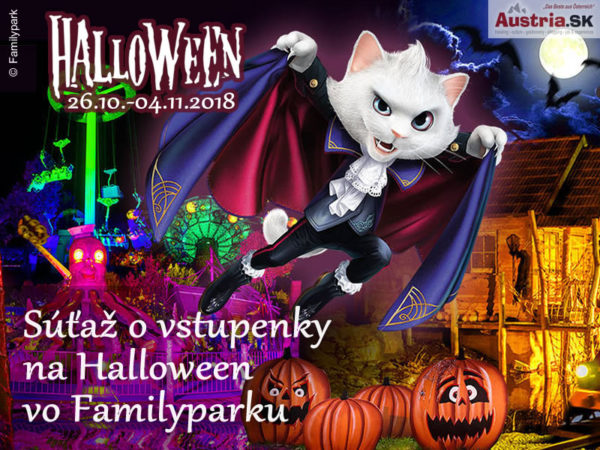 Súťaž o vstupenky na Halloween 2018 do Familyparku