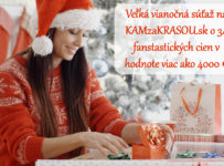 Veľká vianočná súťaž na KAMzaKRASOU.sk o 34 cien v hodnote viac ako 4000 €