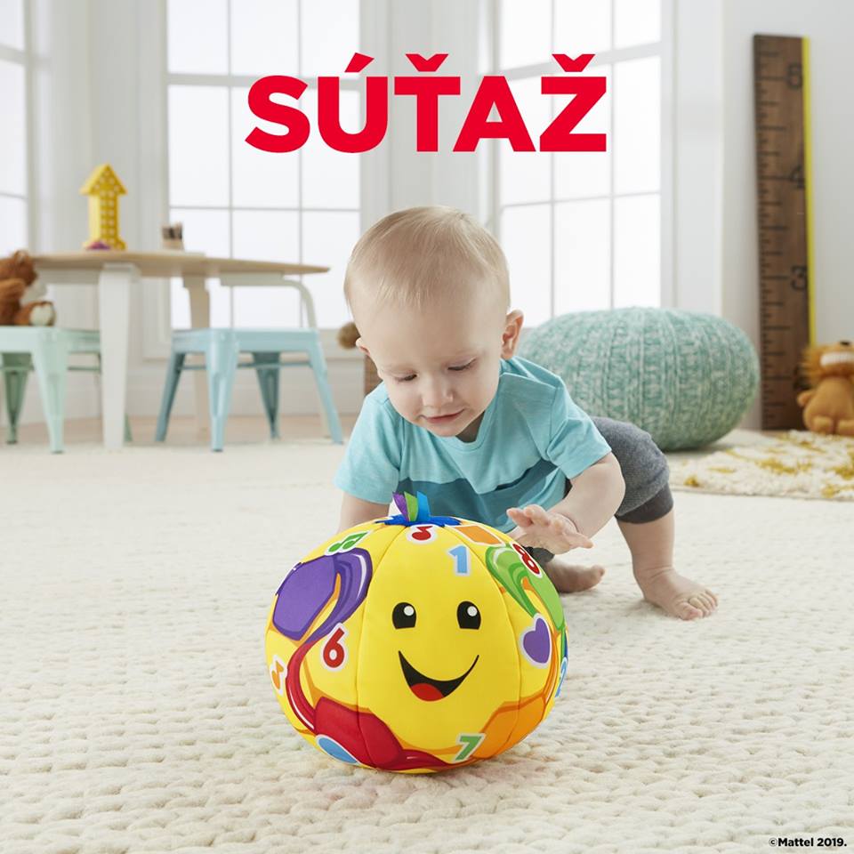Vyhrajte Fisher-Price Spievajúcu loptu