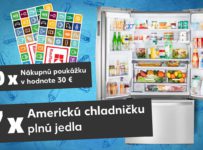Vyhrajte americkú chladničku plnú jedla a nákupné poukážky