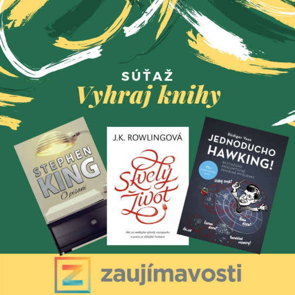 Vyhrajte tri skvelé knihy pre seba či svojich blízkych