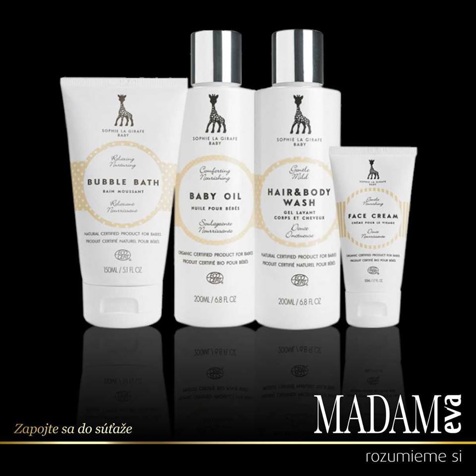 Súťaž o darčekový set od Sophie la Girafe Cosmetics