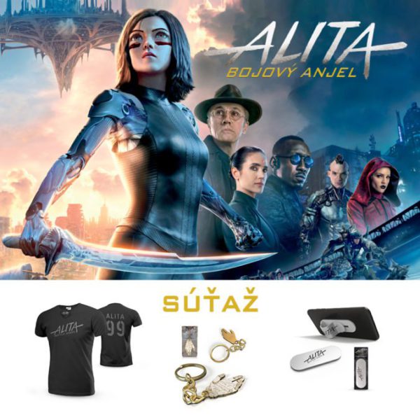 Súťaž o filmové ceny s novým akčným scifi ALITA – Bojový anjel