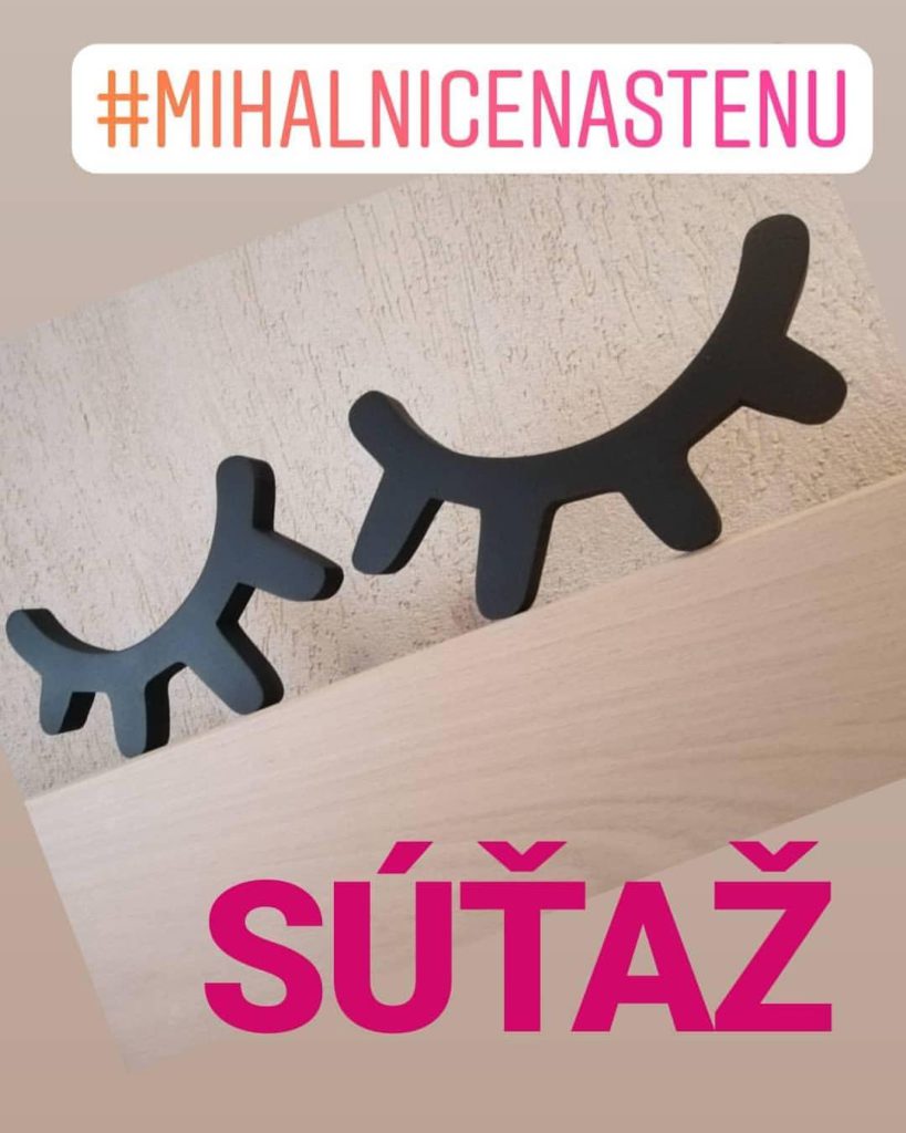 Vyhraj cierne 3D mega mihalnice na stenu